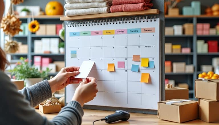 Gérer un stock saisonnier : le calendrier d'un détaillant